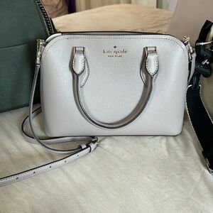Kate Spade Small Darcy Satchel-Taupe